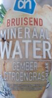 Mineraalwater gember citroengras