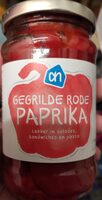 Gegrilde rode paprika
