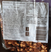 Volkoren muesli-notenbrood