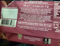 Melkchocolade met rozijnen en hazelnoten