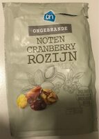Ongebrande noten cranberry rozijn