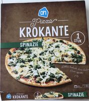 Pizza krokante Spinazie