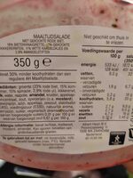 Maaltijdsalade gekookte rode biet