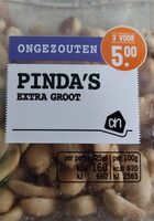 Ongezouten pinda's extra groot