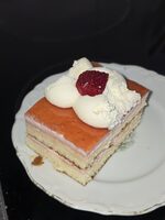 Aardbeien bavarois schnitte