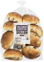 Mini rozijnen krenten bollen