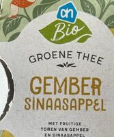 Groene thee gember sinaasappel