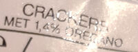 Crackers met oregano