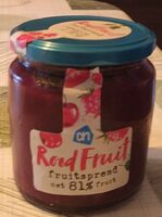 Fruit spread rood fruit