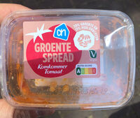 Groentespread komkommer tomaat