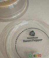 Roomkaas sweet pepper