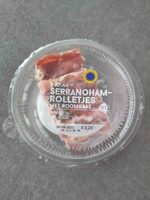 Serranohamrolletjes met roomkaas