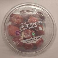 Sweetpeppers met roomkaas
