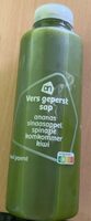 Vers geperst sap ananas, sinaasappel, spinazie, komkommer, kiwi