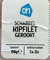 Scharrel kipfilet gerookt