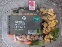 Maaltijdsalade Japanse noedels roerei miso dressing
