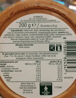 Hummus met zongedroogte tomaat en sesampasta