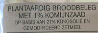 Plantaardg broodbeleg