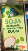 Soja plantaardig alternatief voor room