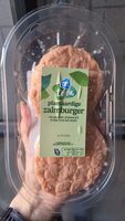 Plant based salmon burger