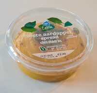 Zoete aardappel spread chili madras
