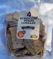 Crackers sesam en lijnzaad