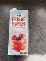 Frisse fruitdrank framboos cranberry