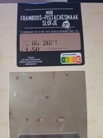 Mini framboos pistache slofje