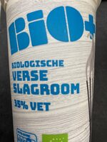 Biologische verse slagroom