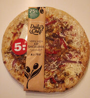 Verse pizza kip shoarma