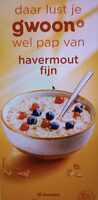 Havermout fijn