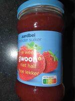 43% aardbei minder suiker minder Suiker je weet gw