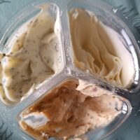 Trio van knoflookmayonaise