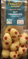 Gevulde eitjes wit framboos chicolade