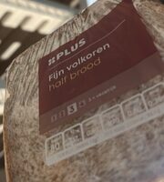 Fijn volkoren half brood