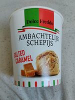 Ambachtelijk schepijs salted caramel