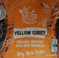Organic instant thaï rice noodles