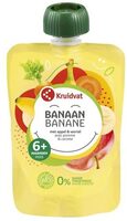 Banane avec pomme et carotte