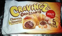 Croissant fourré chocolat-noisettes