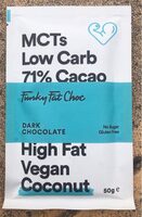 MCTs Low Carb 71% cacao