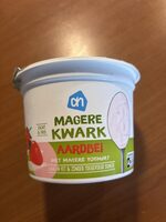 Magere kwark aardbei