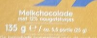 Melkchocolade met nougat