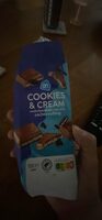 Cookies cream melkchocolade