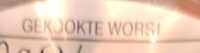 Gekookte worst
