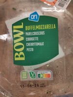 Bowl buffelmozzarella Parelcouscous Courgette