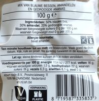 Fruit & Noten Blauwe bessen Amandelen Gedroogde Ananas
