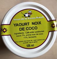 Yaourt noix de coco