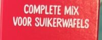 Complete mix voor suikerwafels