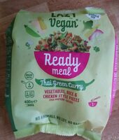 Lazy vegan ready meal thai green curry