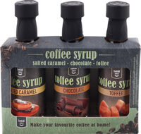 Coffee Syrup Caramel, Chocolate & Toffee